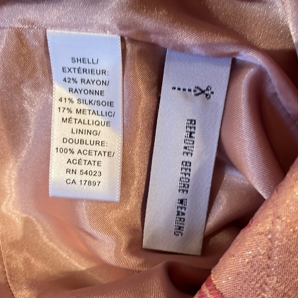 Like new Banana Republic sparkly rosette 50s style long jacket medium - Picture 13 of 13